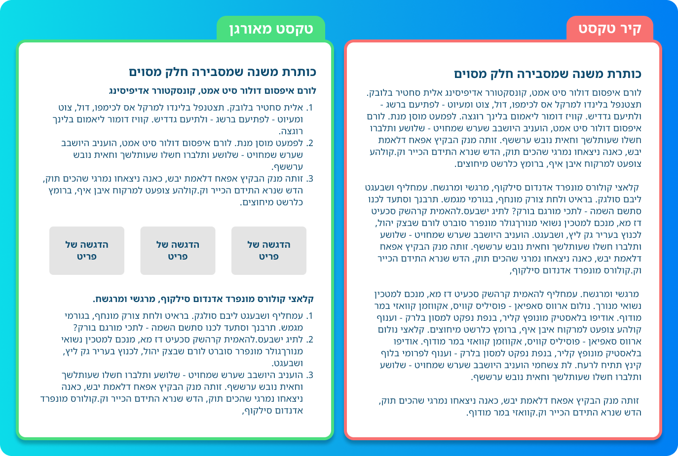 מלל מתומצת מלל מתומצת